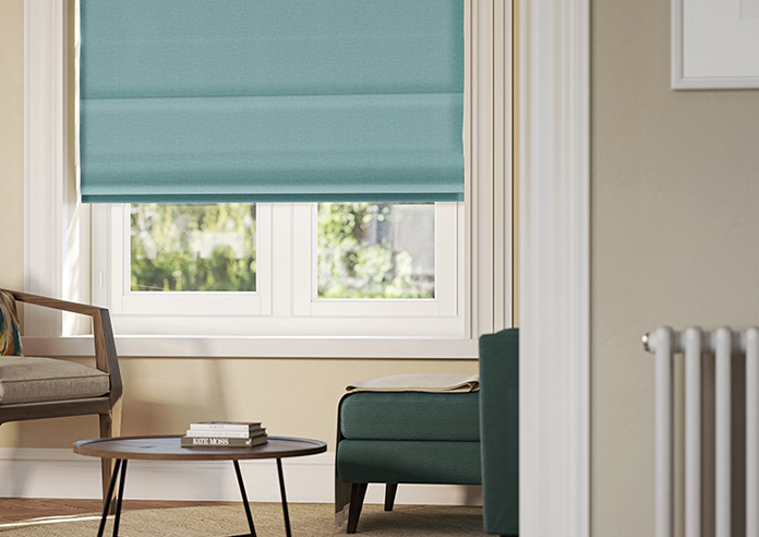 Oslo, Peacock - Roman Blind - Image 5